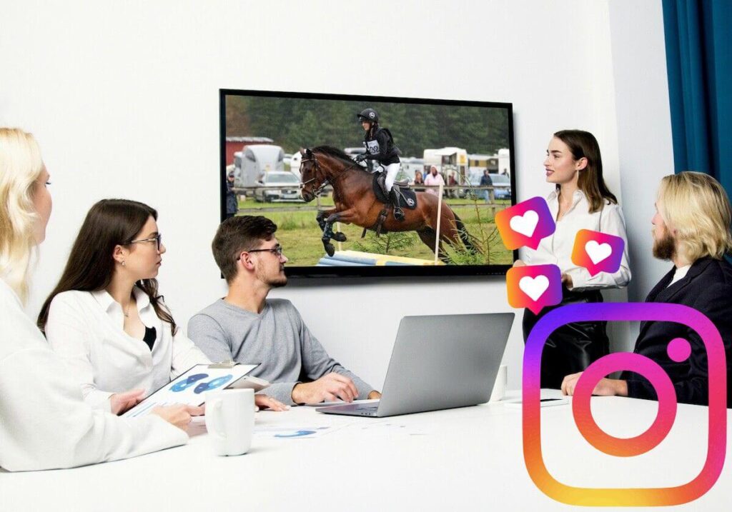 Office people on For equestrian global Instagram Ads