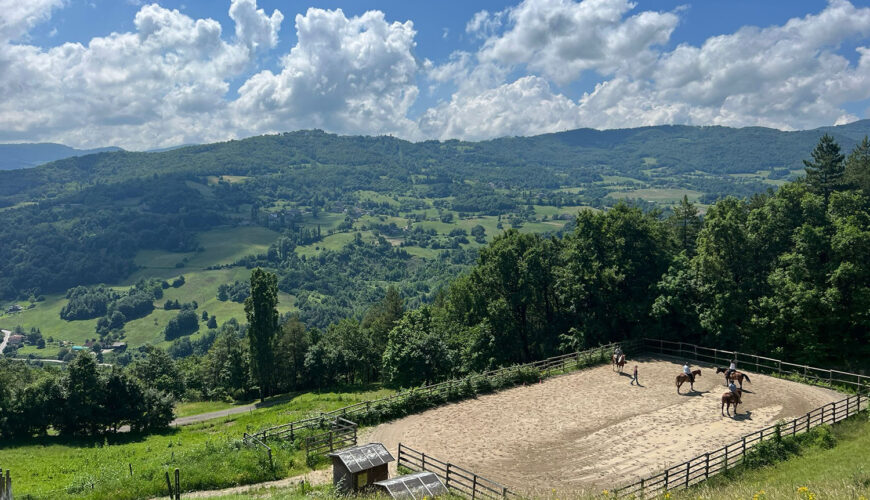 Horse farm in Italy